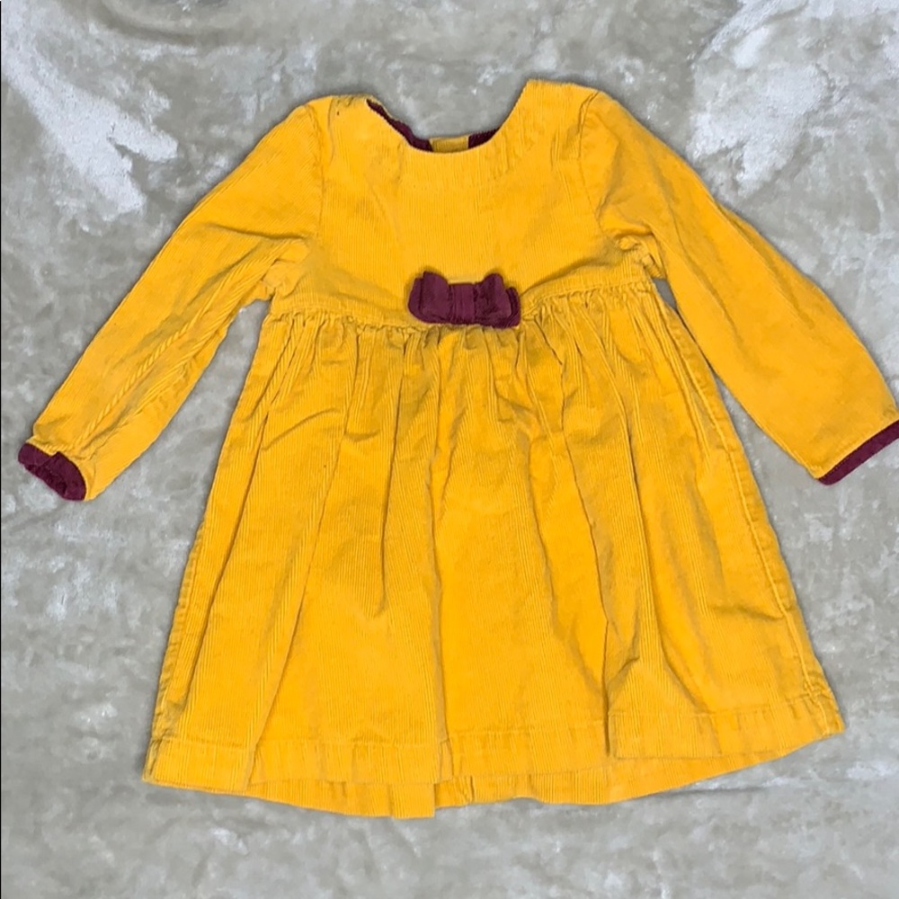 Corduroy Mustard dress